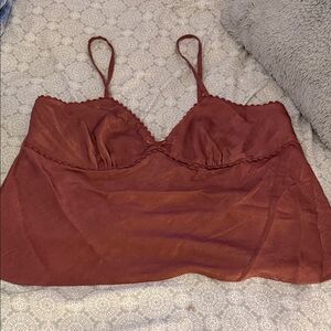 No Boundaries Burgundy Camisole Tank Top